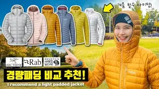 Recommend lightweight padded jacket that is essential for hiking or backpacking in winter.