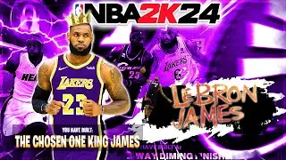 THE BEST LEBRON JAMES BUILD IN NBA 2K24 IS A PLAYMAKING ATHLETIC FREAK! 😱🔥MAKE THIS BUILD NOW!