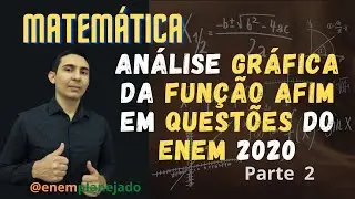 Matemática: A Função Afim na prova do ENEM - Análise Gráfica | parte 2