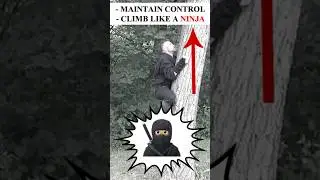 NINJUTSU TRAINING 🥷🏻‼️ How To CLIMB like a NINJA using SHUKO ✅ Climbing Techniques 
