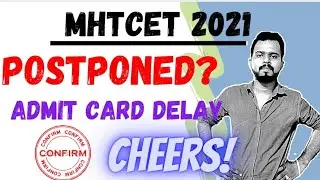 MHTCET 2021 POSTPONED? 😱😱| LATEST NEWS | 🔥🔥🔥