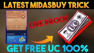 Midasbuy Free Uc Trick Live Proof 💯 How To Get Free Uc In Midasbuy 🔥🔥No Clickbait 💯