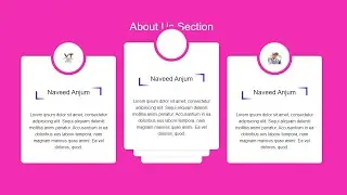 How To Make Design About Us Page Using Html and Css || Vickey Technical