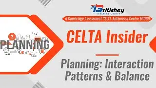 Planning: Interaction Patterns & Balance