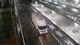 台風24号 名古屋中部国際空港 2018/9/30