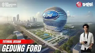Ikn Terkini‼️Tutorial Desain Gedung Ford Indonesia - Arsitektur Nusantara Ai