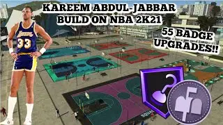 Kareem Abdul-Jabbar build on NBA 2k21