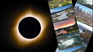 EarthCam Live:  2024 Total Solar Eclipse Through the Eyes of EarthCam