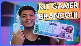 MELHOR SETUP GAMER BRANCO BARATO - PERIFÉRICOS CUSTO BENEFÍCIO!!!
