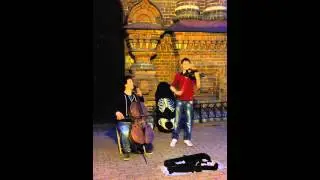 Уличные музыканты в Казани