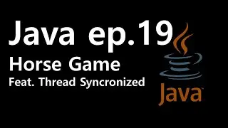 Java Horse Game with Synchronized Thread