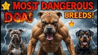 🔥 Top 10 Most Dangerous Dog Breeds in the World | Strongest & Deadliest Dogs!🐕⚠️