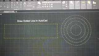 How To Draw Dotted Line In AutoCAD