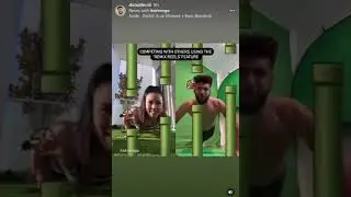 AR gamification in a fitness app #technology #shorts