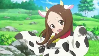 Takagi-san turns into a cute cow | Teasing Master Takagi-san 3