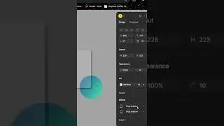 Glass morphasim effect in figma 