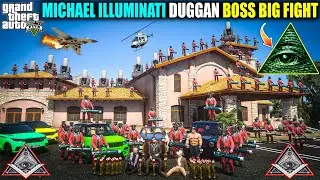 🔺GTA 5 : MICHAEL THE INDIAN MAFIA ILLUMINATI STEALING EXPENSIVE CARS AND GOLD WITH DUGGAN BOSS 🔥