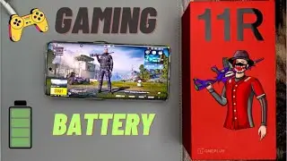 🔥OnePlus 11R 🎮Gaming & 🔋Battery Drain Test🔥