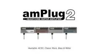 Introducing the new VOX amPlug G2 headphone guitar amps!