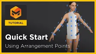 Quick Start: Arrangement points (Marvelous Designer 11)
