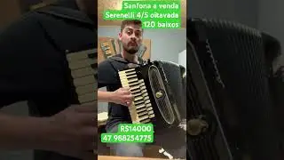 Sanfona a venda - pau que dá Cavaco - música gaúcha - tocando uma vanera no acordeons #sanfona