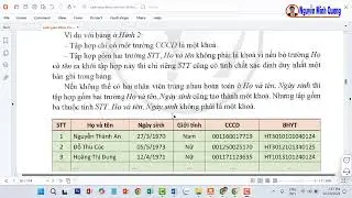 Bài 2 -  Chủ đề F - Tin học 11 - Bảng và khóa chính trong cơ sở dữ liệu quan hệ (phần 2) - Cánh diều