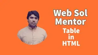 Task 9 Table in HTML Part 1 Urdu | Hindi