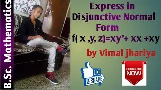Disjunctive normal form / वियोजनीय प्रसामान्य रूप