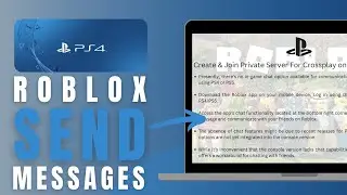 How To Send A Message & Chat in Roblox Playstation PS4/PS5 - Complete Guide