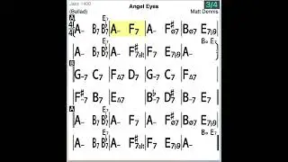 Angel Eyes Backing Track   Am 210bpm