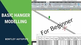 Tutorial Bentley AutoPIPE - Basic Hanger Modelling