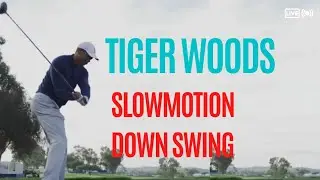 Tiger Woods Golf Shot - Epic Downswing