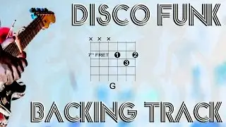 Disco Funk Guitar Backing Track G Major