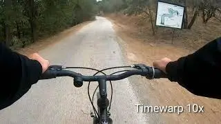 Gopro hero7 black bicycle timewarp comparison