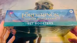 Lord of the Rings Middle-Earth set booster box opening! official release 6/23/23 