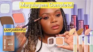Complete Makeup With Bauny Products | Be Easy Foundation, Luminous Lipstick and More!