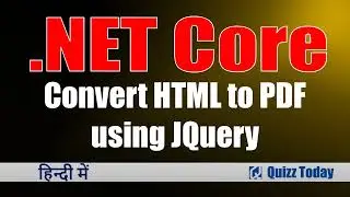 How to convert HTML to PDF using JQuery in Hindi