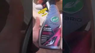 Turtle Wax  3 in 1 Ceramic detailer might not be to everyone’s liking, but personally I loved it ￼￼
