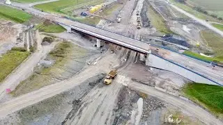 HS2 Banbury Road near Wormleighton 15th November 2024
