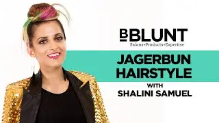 How To Style A Bun Like Blogger Shalini Samuel’s Jagerbun With Temporary Hair Colour