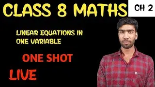 linear equations in one variables class 8th  #linearequationsinonevariable8thclass #ncert