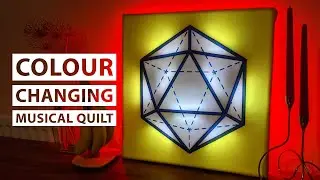Raspberry Pi Musical Quilt with NeoPixel LEDs and Adafruit Speakers