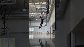 Vertical Jump Practice 10 Foot Rim #basketball #jump #jumping #exercise #workout #fitness #explore