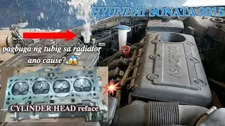 HOW TO REPLACE HEAD GASKET HYUNDAI SONATA 2015 👨‍🔧👨‍🔧 Engine over heat fixed 👍