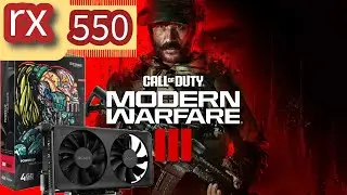 teste rx550 cod mw3 mult jogador #daael #rx550 #codmw3