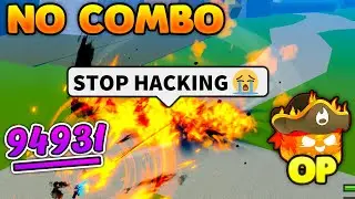Flame  DOESN'T Even NEED A Combo... (Blox Fruits Bounty Hunting)