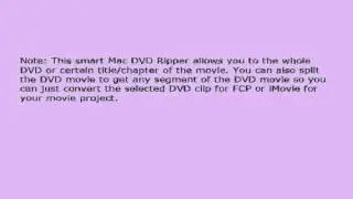 How to Convert DVD to MOV File on mac - video