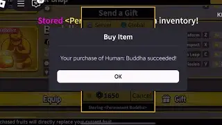 buying permanent Buddha In Blox Fruits 
