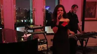 Youmna and her band at Titanic Piano Bar - Le Royal Hotel Beirut