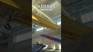 flash out A site from squeaky on Nuke #cs2 #counterstrike2 #shorts